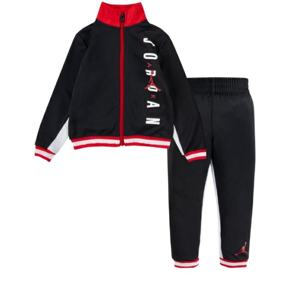 NWT Air Jordan Kids 1/2 Court Tracksuit  - Black